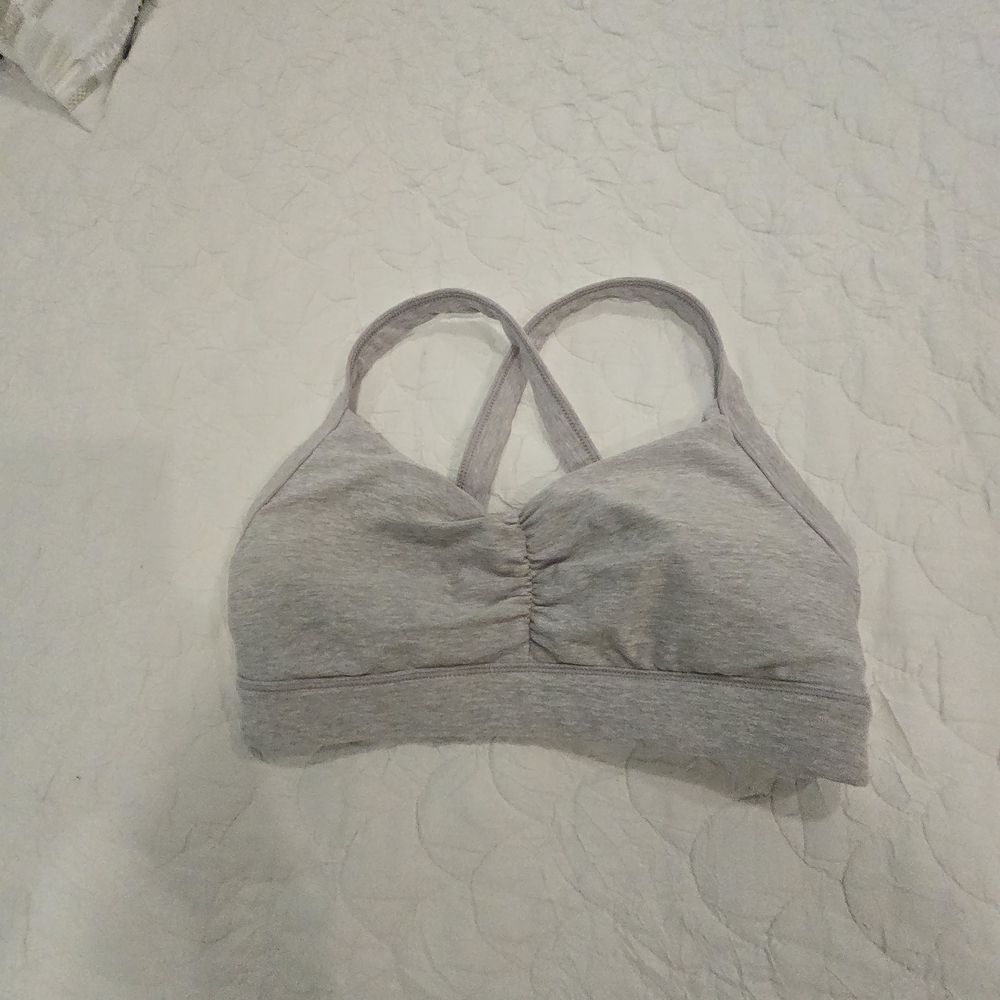 Vuori Light Gray Women's Sports Bra